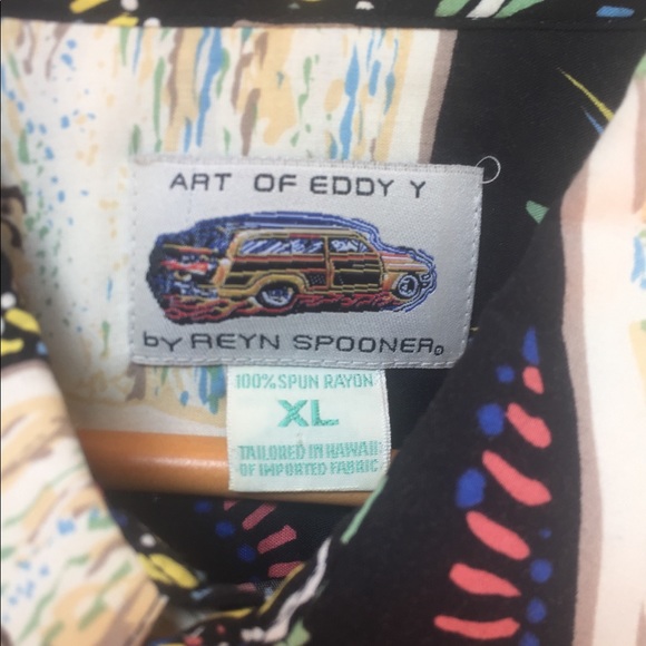 Vintage Art of Eddy Y By Reyn Spooner Surfer - Picture 2 of 2